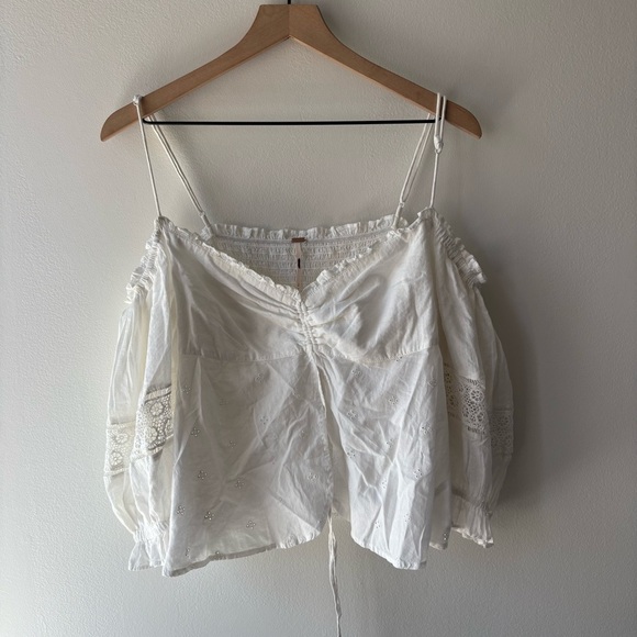 Free people Bambino Top In Ivory Sz L - Picture 3 of 8